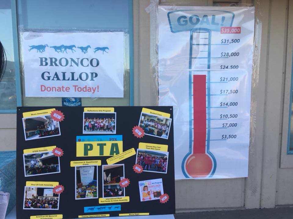 Bronco Gallop – help us meet our goal!